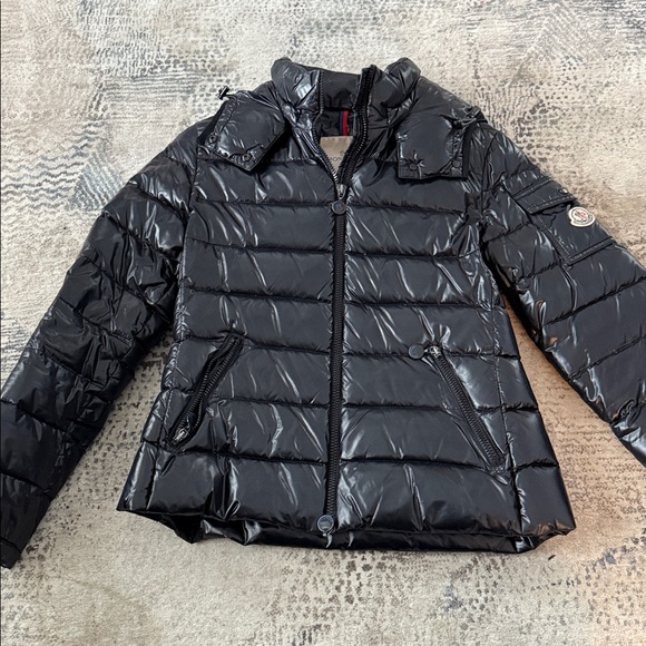 Moncler Womens Black Puffer Coat - Picture 5 of 6